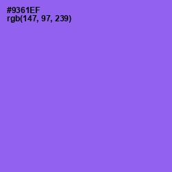 #9361EF - Medium Purple Color Image