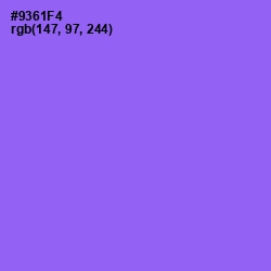 #9361F4 - Medium Purple Color Image