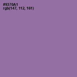 #9370A1 - Wisteria Color Image