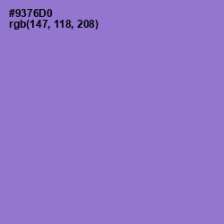 #9376D0 - Lilac Bush Color Image