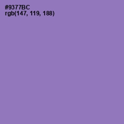 #9377BC - Purple Mountain's Majesty Color Image