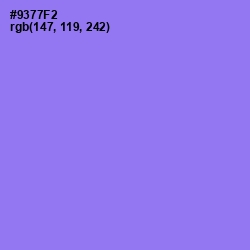 #9377F2 - Medium Purple Color Image