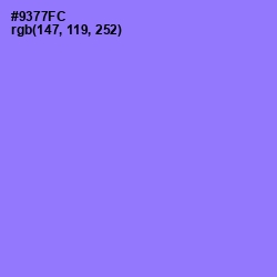 #9377FC - Medium Purple Color Image