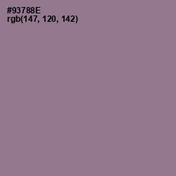 #93788E - Mountbatten Pink Color Image