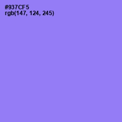 #937CF5 - Medium Purple Color Image