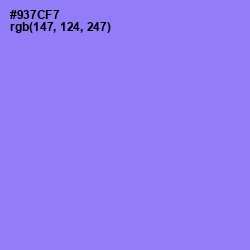 #937CF7 - Medium Purple Color Image