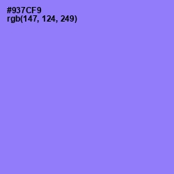 #937CF9 - Medium Purple Color Image