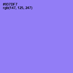 #937DF7 - Medium Purple Color Image