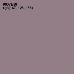 #937E88 - Mountbatten Pink Color Image