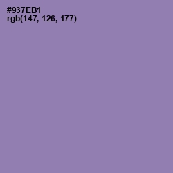 #937EB1 - Lavender Purple Color Image