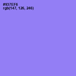 #937EF6 - Medium Purple Color Image