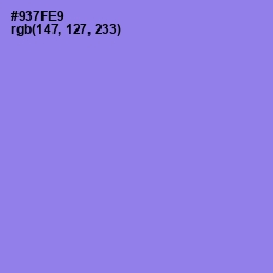 #937FE9 - Medium Purple Color Image