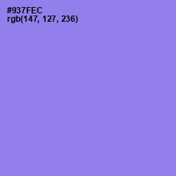 #937FEC - Medium Purple Color Image