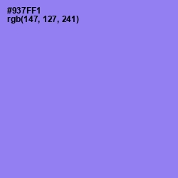 #937FF1 - Medium Purple Color Image