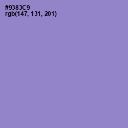 #9383C9 - Chetwode Blue Color Image