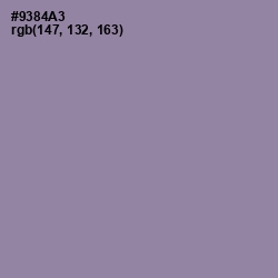 #9384A3 - Manatee Color Image