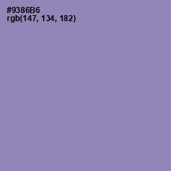 #9386B6 - Manatee Color Image