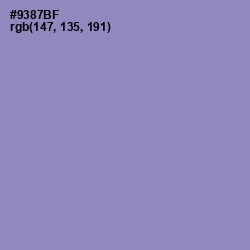 #9387BF - Manatee Color Image