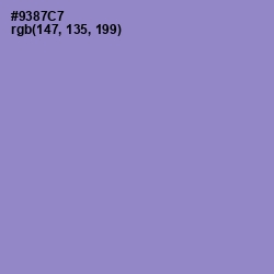 #9387C7 - Blue Bell Color Image