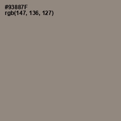 #93887F - Pale Oyster Color Image