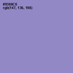 #9388C6 - Blue Bell Color Image