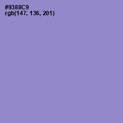 #9388C9 - Blue Bell Color Image