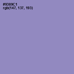 #9389C1 - Blue Bell Color Image