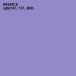 #9389C8 - Blue Bell Color Image