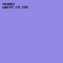 #9389E5 - Portage Color Image
