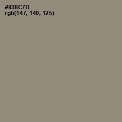 #938C7D - Pale Oyster Color Image