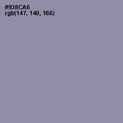 #938CA6 - Manatee Color Image