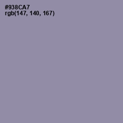 #938CA7 - Manatee Color Image