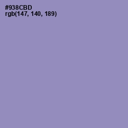 #938CBD - Bali Hai Color Image