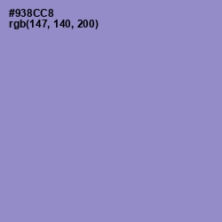 #938CC8 - Blue Bell Color Image