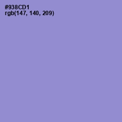 #938CD1 - Blue Bell Color Image