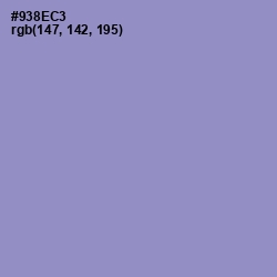 #938EC3 - Blue Bell Color Image
