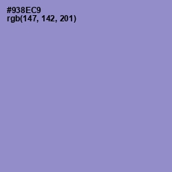 #938EC9 - Blue Bell Color Image