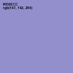 #938ECC - Blue Bell Color Image