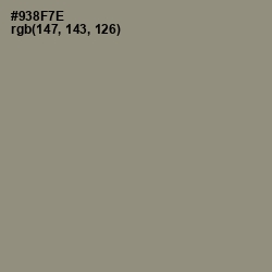 #938F7E - Pale Oyster Color Image