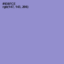 #938FCE - Blue Bell Color Image