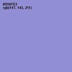 #938FD3 - Blue Bell Color Image