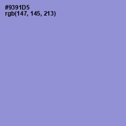 #9391D5 - Blue Bell Color Image