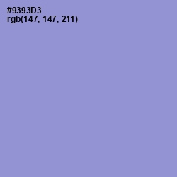 #9393D3 - Blue Bell Color Image