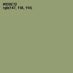 #939E72 - Gurkha Color Image