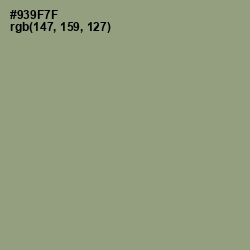 #939F7F - Gurkha Color Image