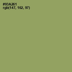 #93A261 - Olivine Color Image