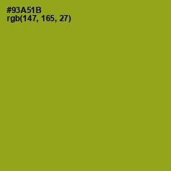 #93A51B - Citron Color Image