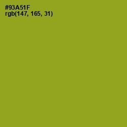 #93A51F - Citron Color Image