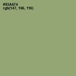 #93A674 - Olivine Color Image