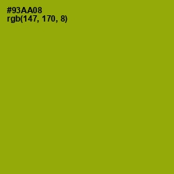 #93AA08 - Citron Color Image